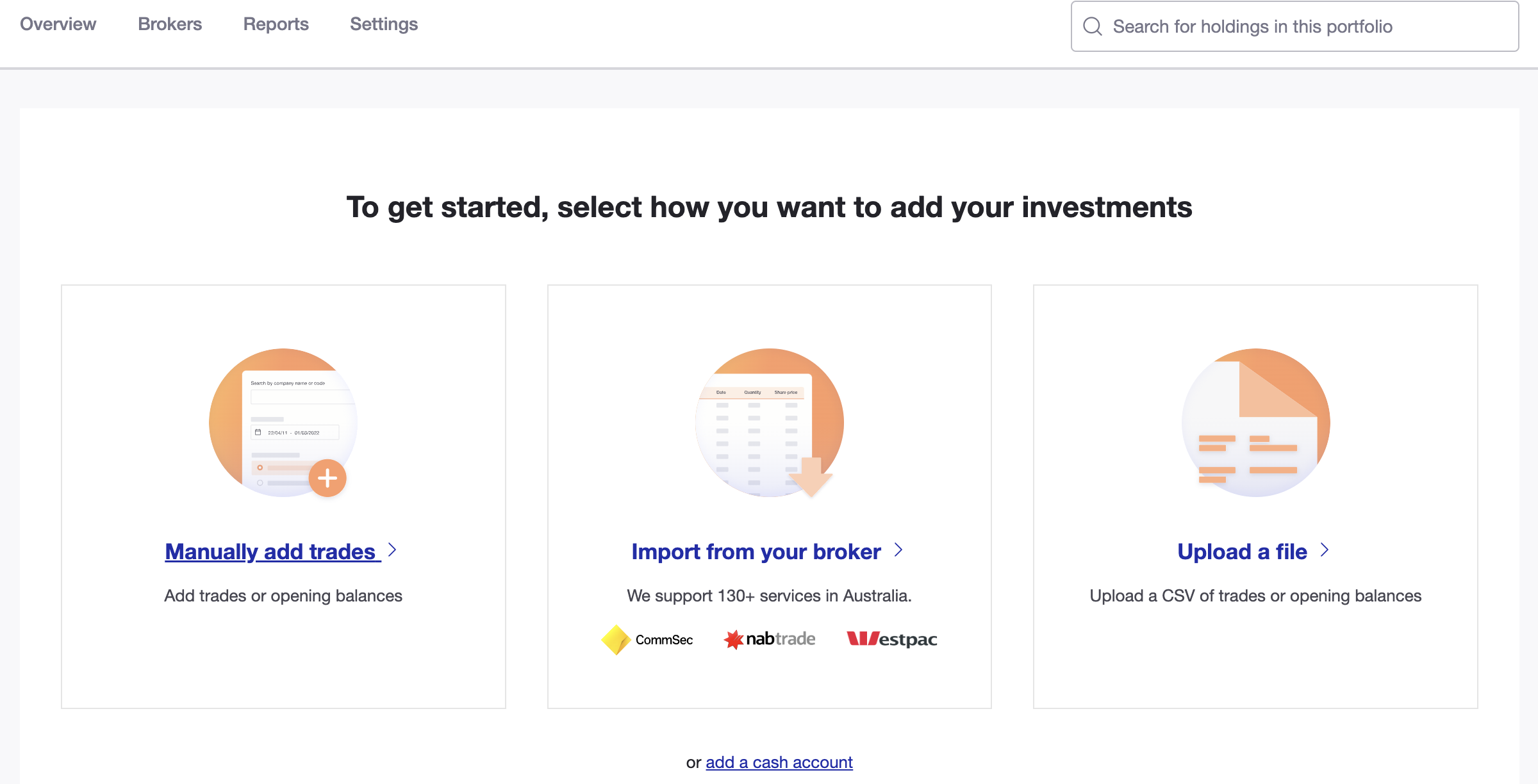 Sharesight upload a spreadsheet file
