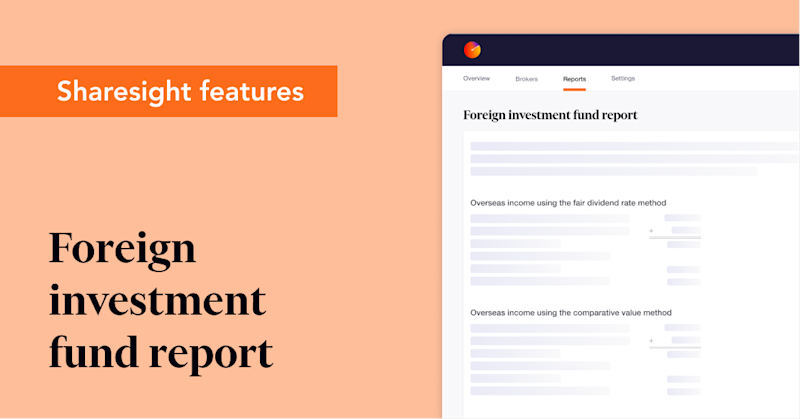 Foreign investment fund report