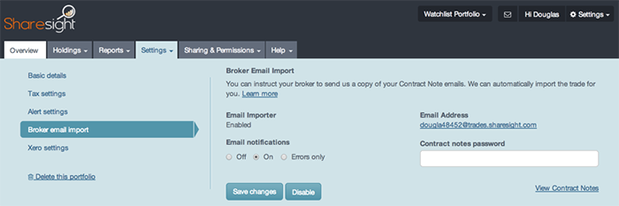 sharesight-portfolio-email-address