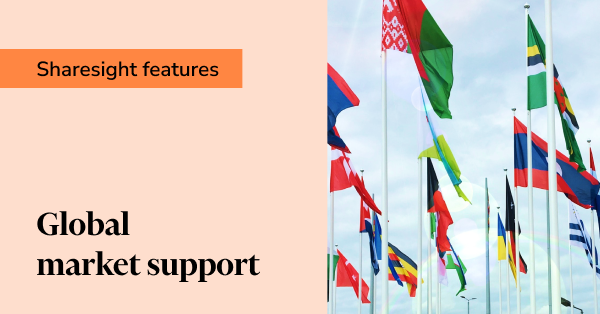Sharesight global market support