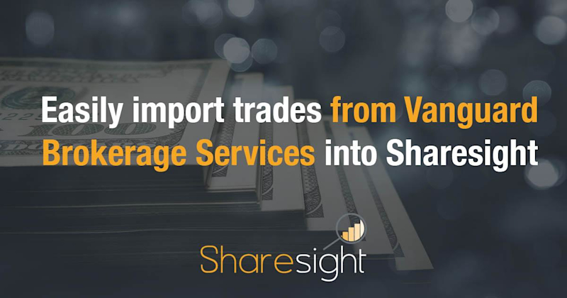 sharesight vanguard brokerage services