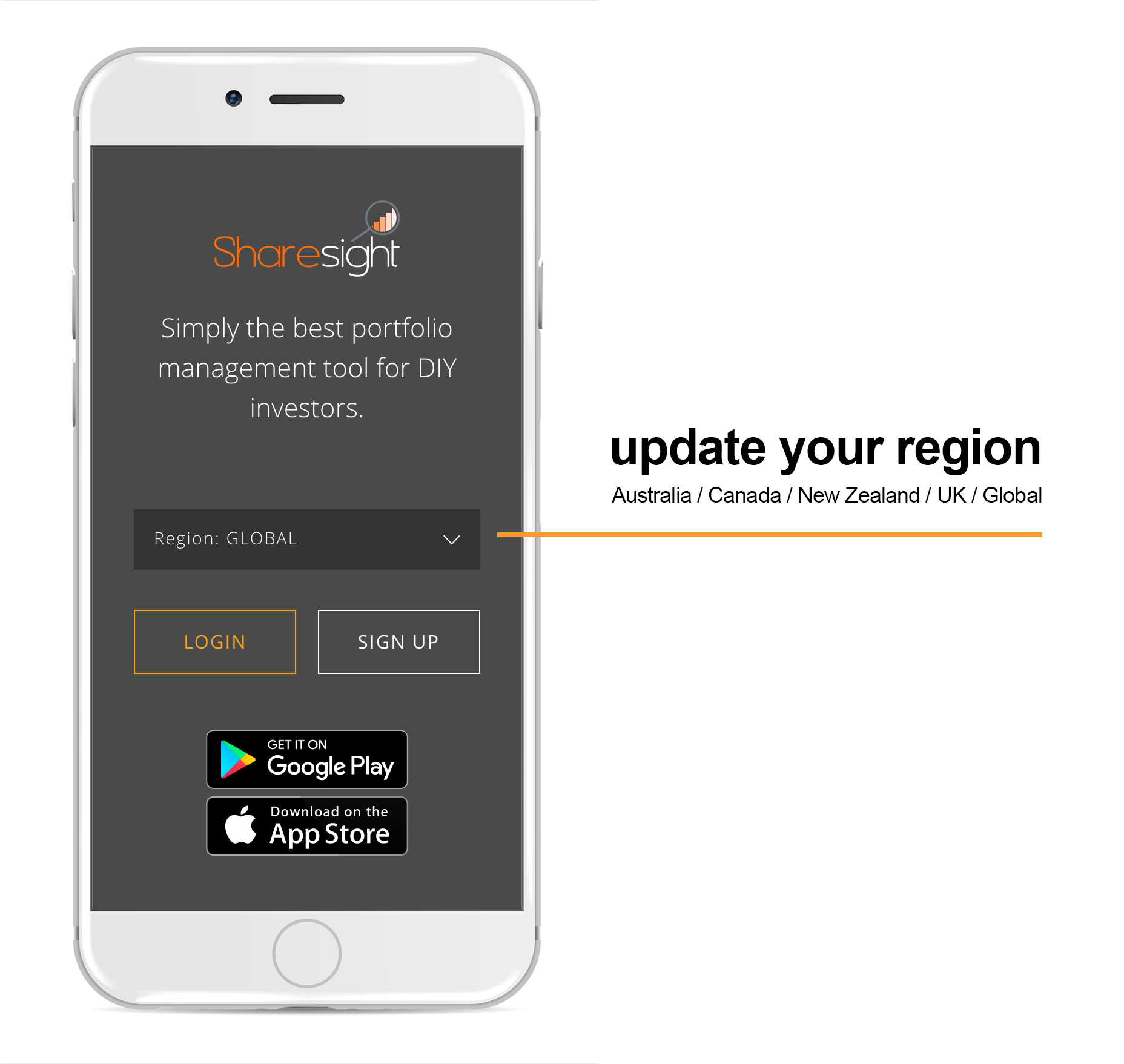sharesight help website - region