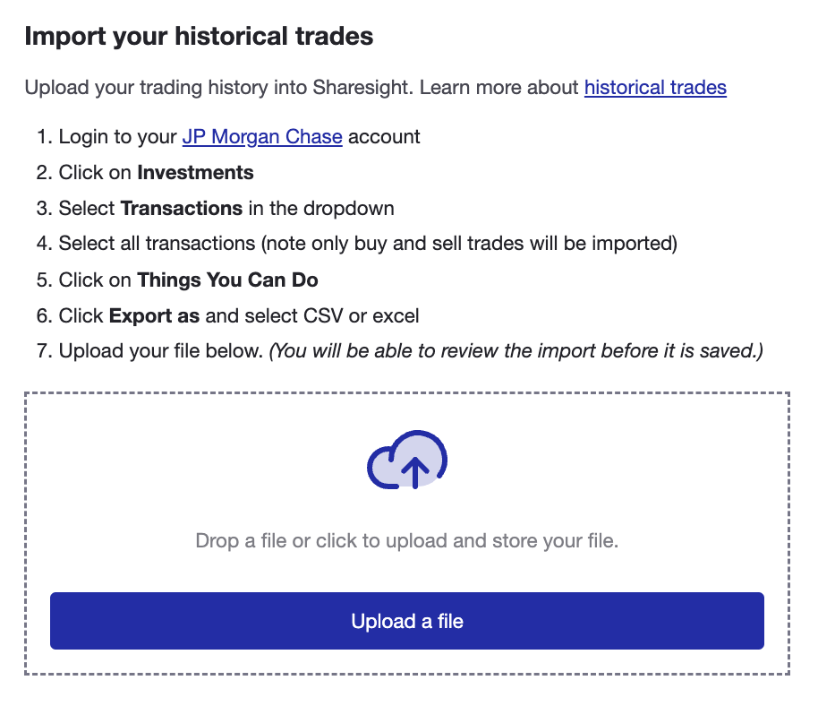 JP Morgan file importer