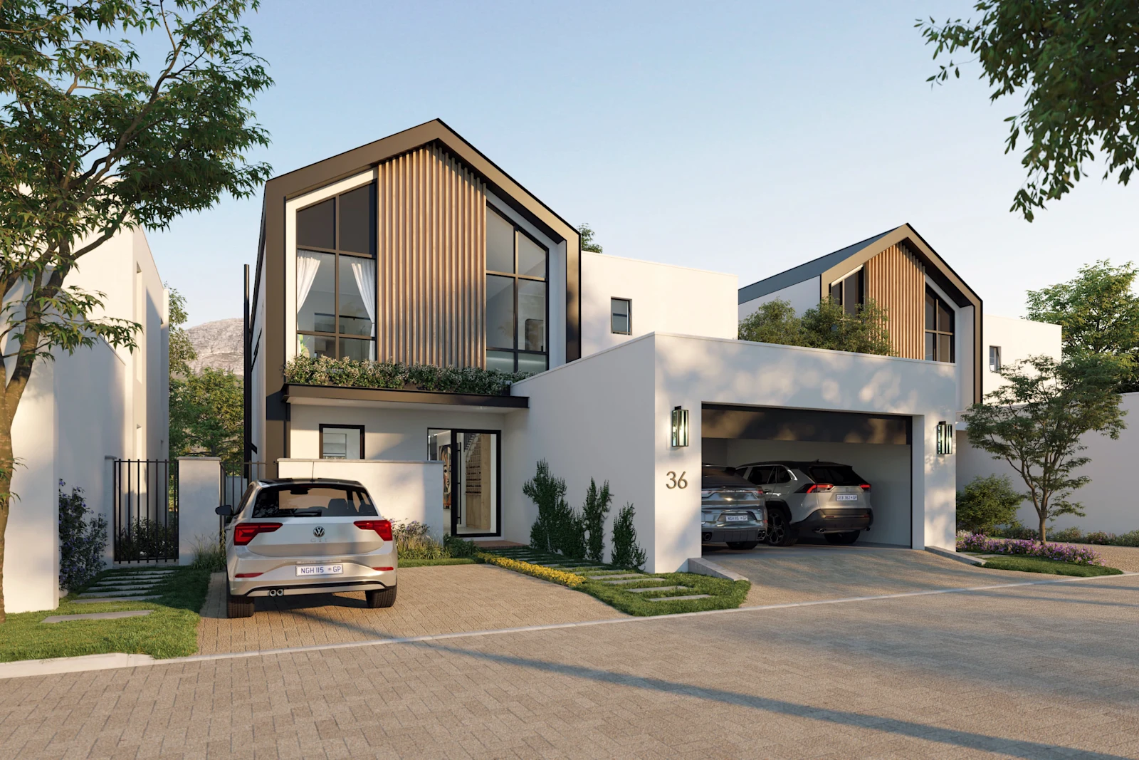 Drakenzicht Villa D 4-Bed Exterior Front A6 CC