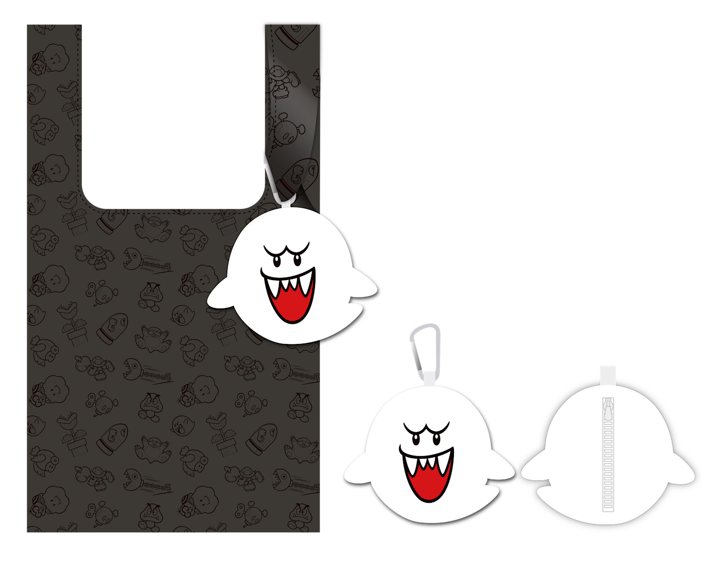 摺疊購物袋 害羞幽靈款