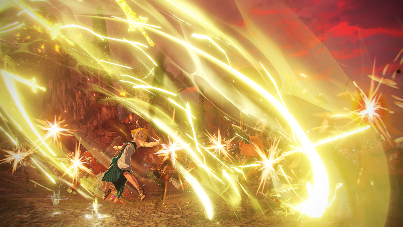 薩爾達在遊戲中的戰鬥英姿