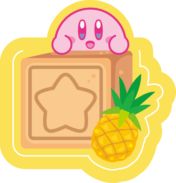 Nintendo Account 簽到特典:卡比鳳梨酥款書籤