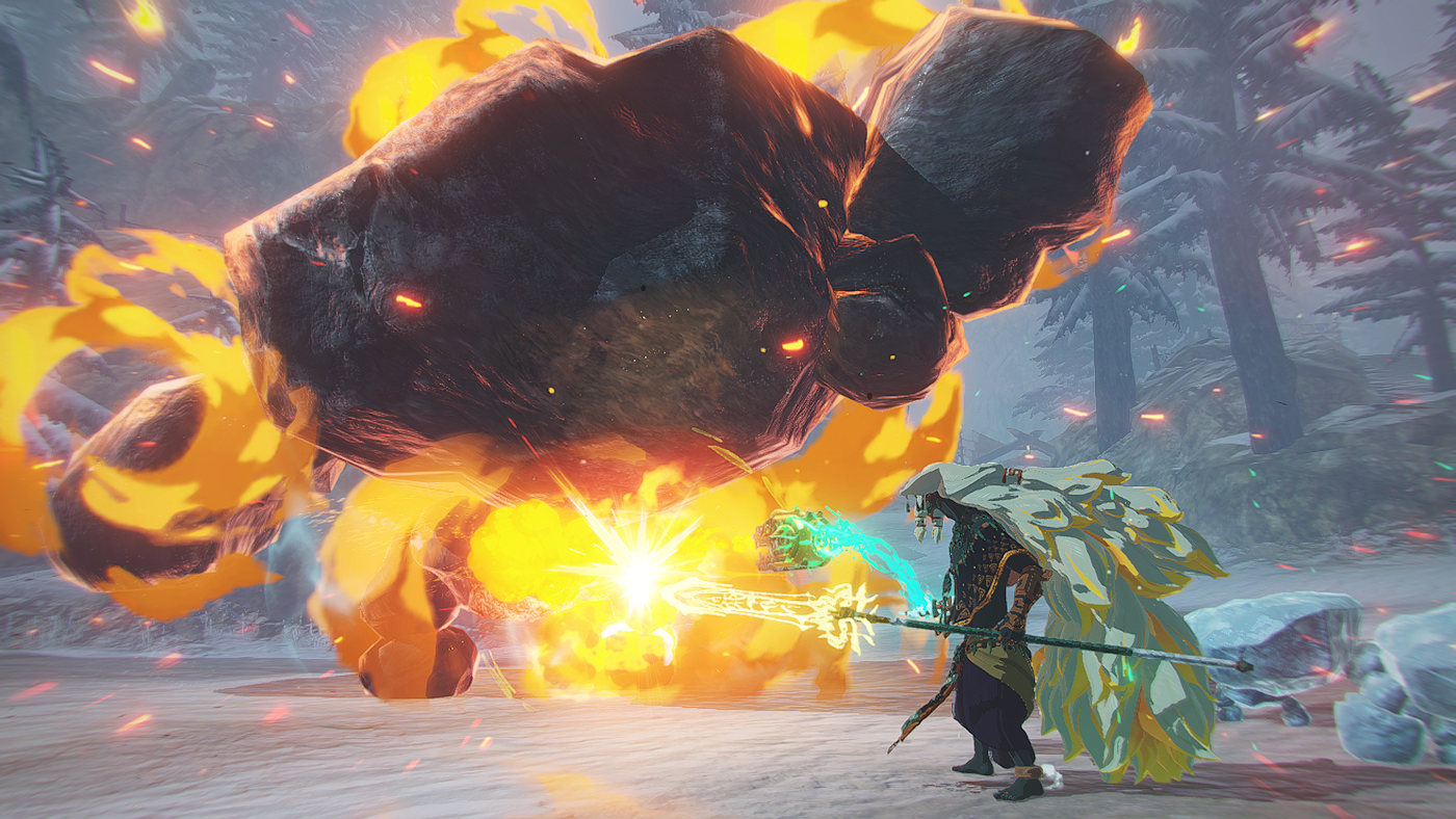 使用左納烏裝置火龍頭進行攻擊