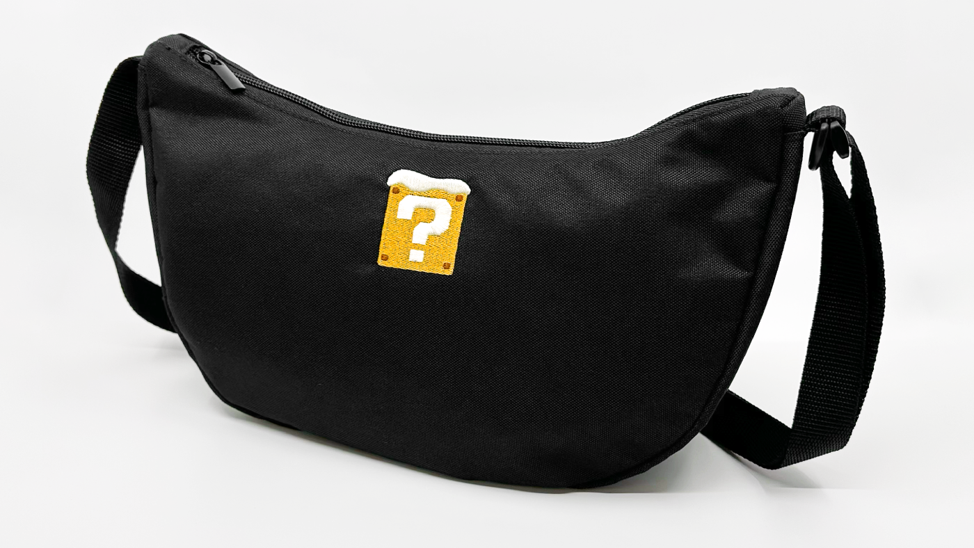 冬季休閒側背包正面外觀