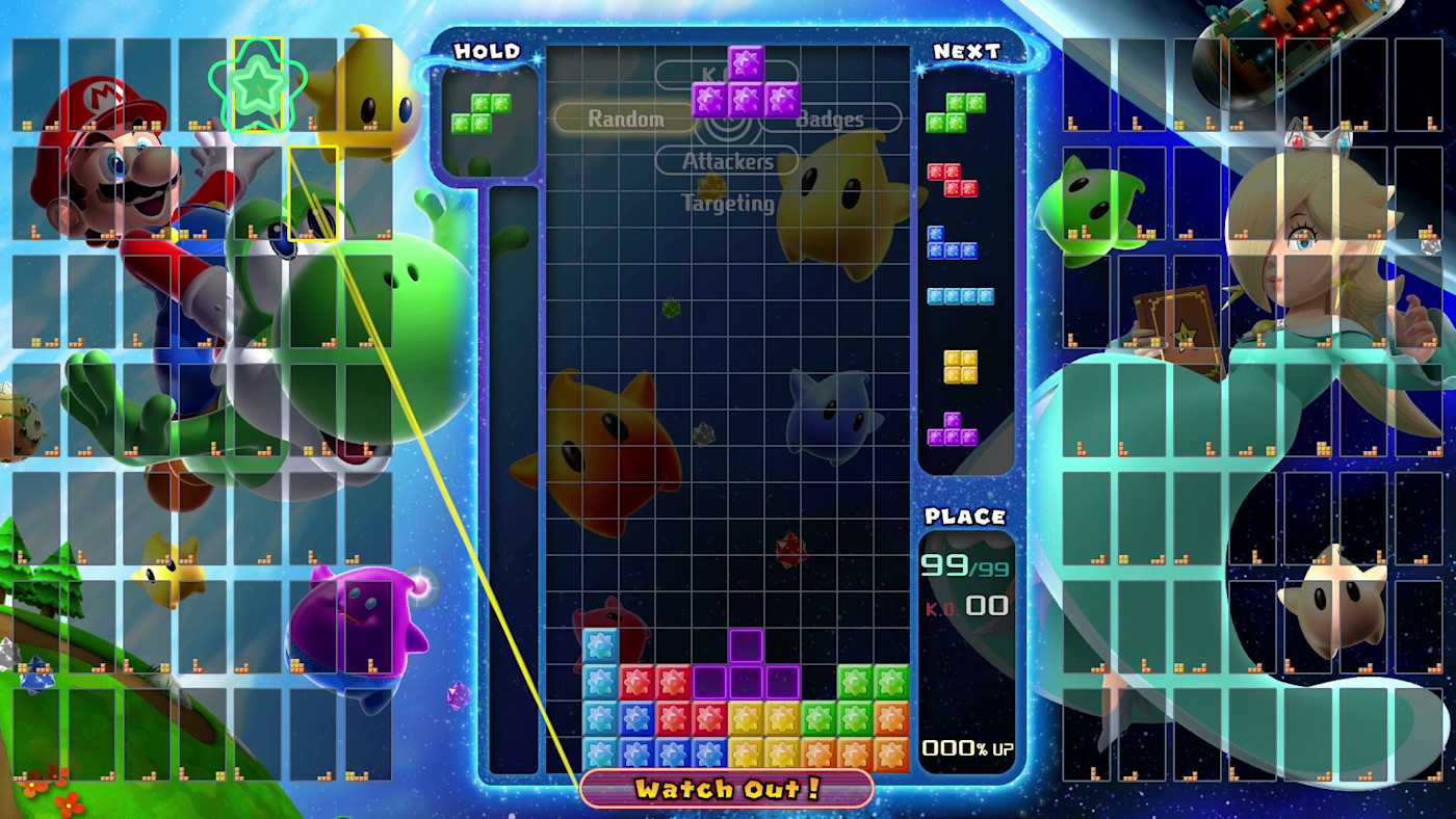 TETRIS 99 超級瑪利歐銀河活動預告圖