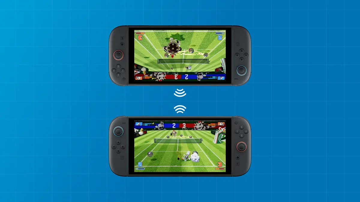 鄰近主機通訊對戰示意圖