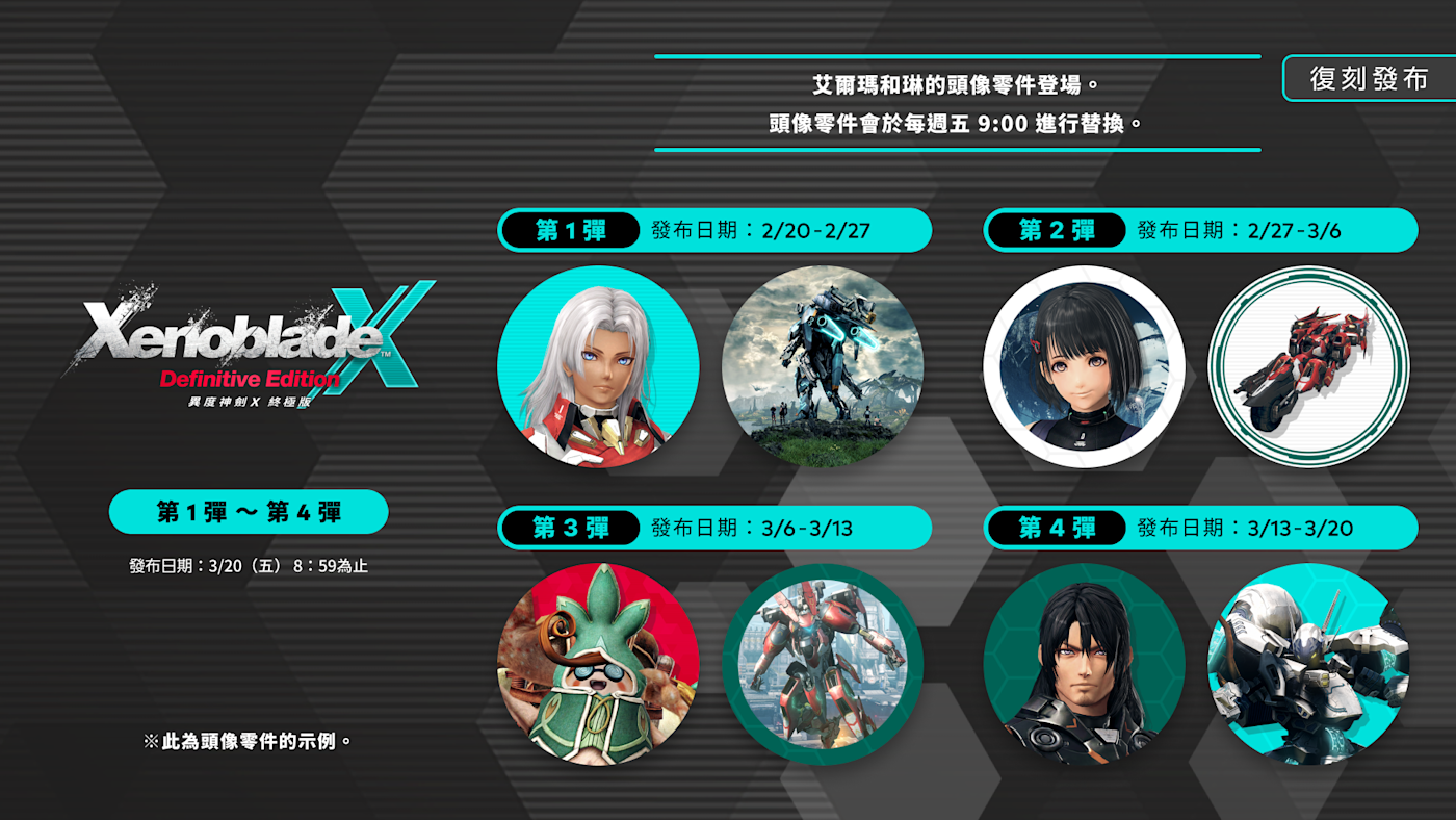 NSO 會員限定頭像零件