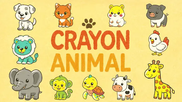 CRAYON ANIMAL