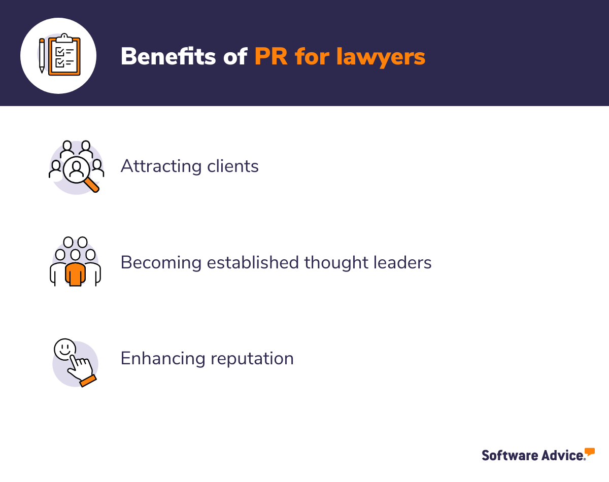 Benefits of PR for lawyers
