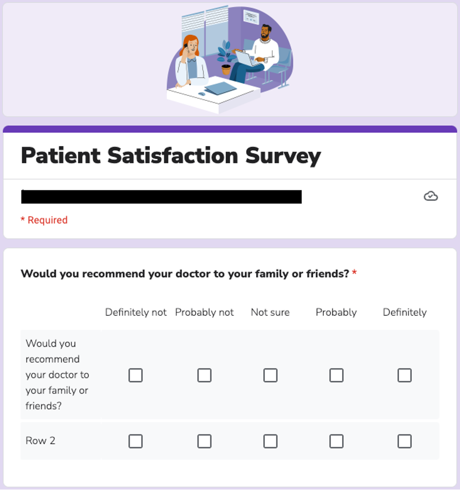 Patient Satisfaction Surveys