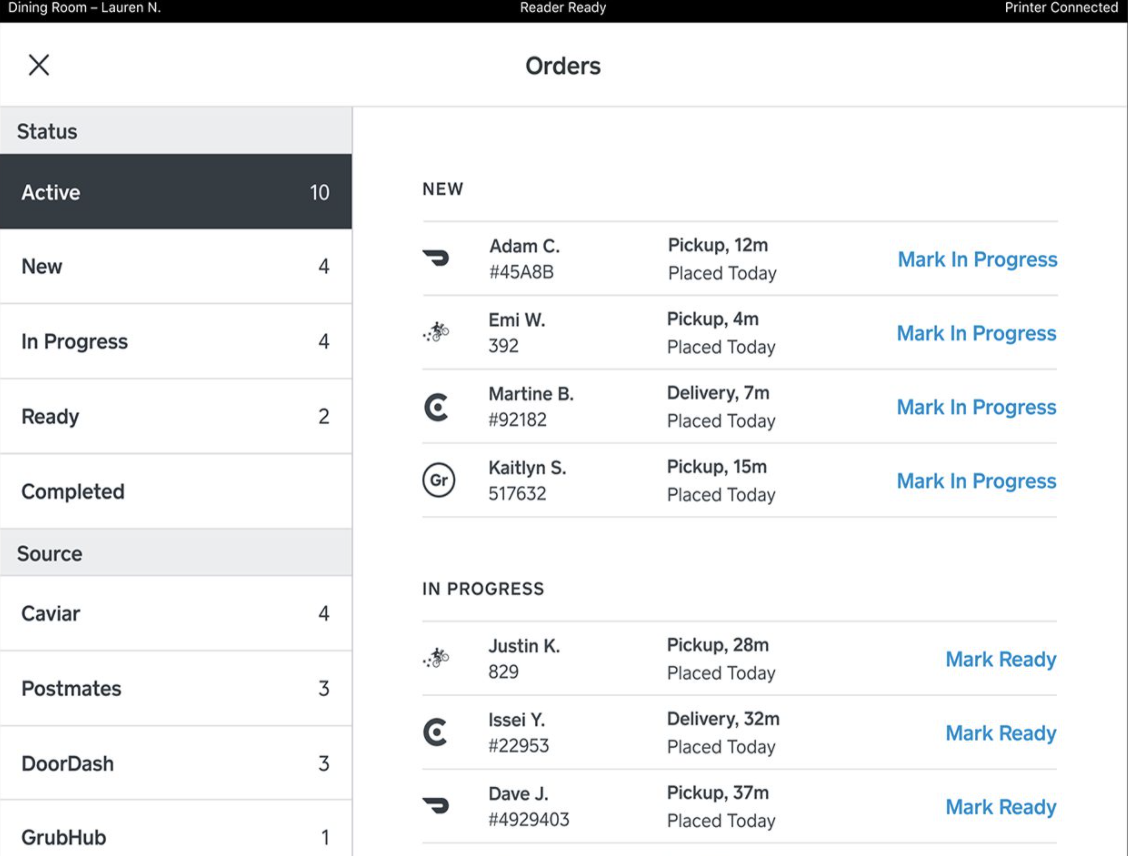 Manage Online Orders with Square