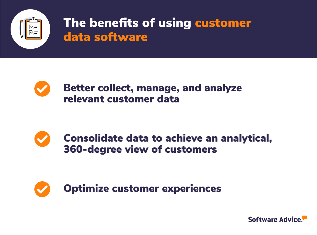 The benefits of using customer data software