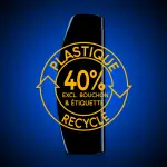 symbole plastique recyclé jaune