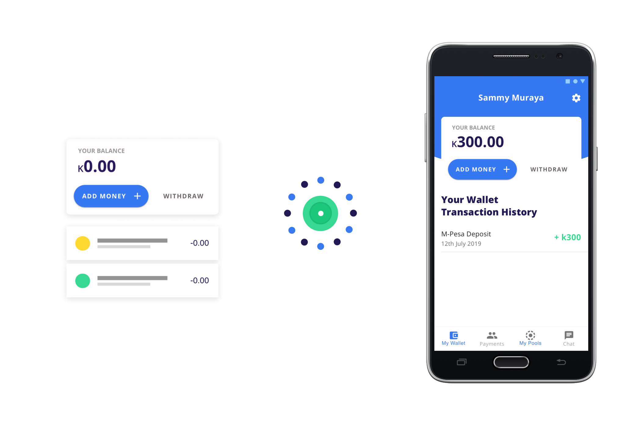 Aidx android app money transfer screen