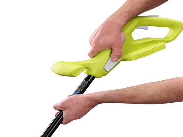 Product Features Image for 18V ONE+ Lithium-Ion Cordless 10-inch String Trimmer with 1.5Ah Battery and Charger.