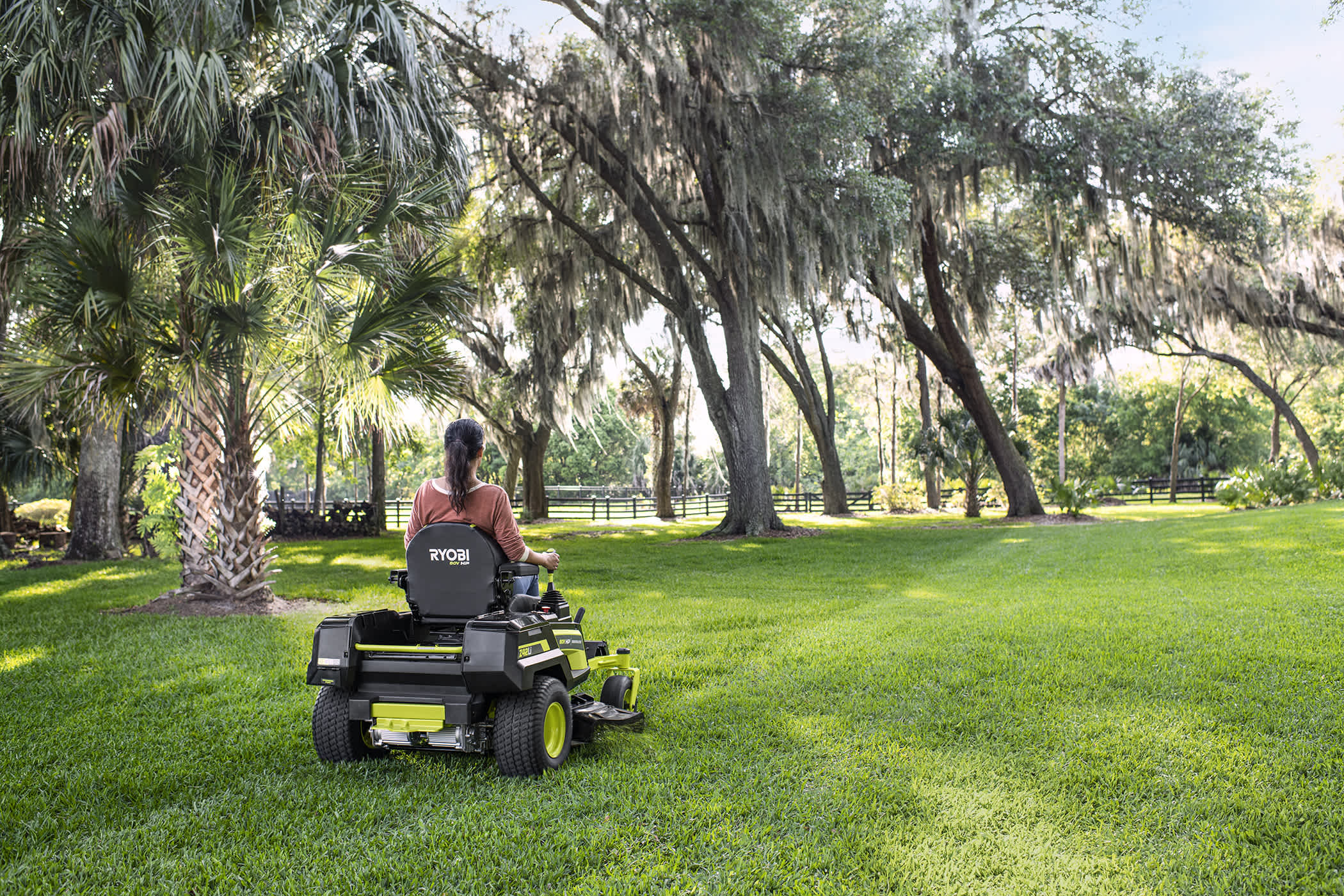 Product Features Image for 80V HP BRUSHLESS 42" LITHIUM ELECTRIC ZERO TURN RIDING MOWER.