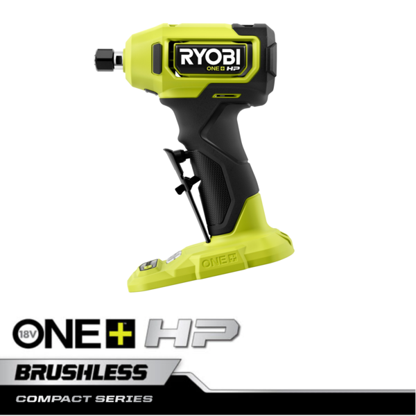 Feature Image for 18V ONE+ HP COMPACT BRUSHLESS 1/4" RIGHT ANGLE DIE GRINDER.