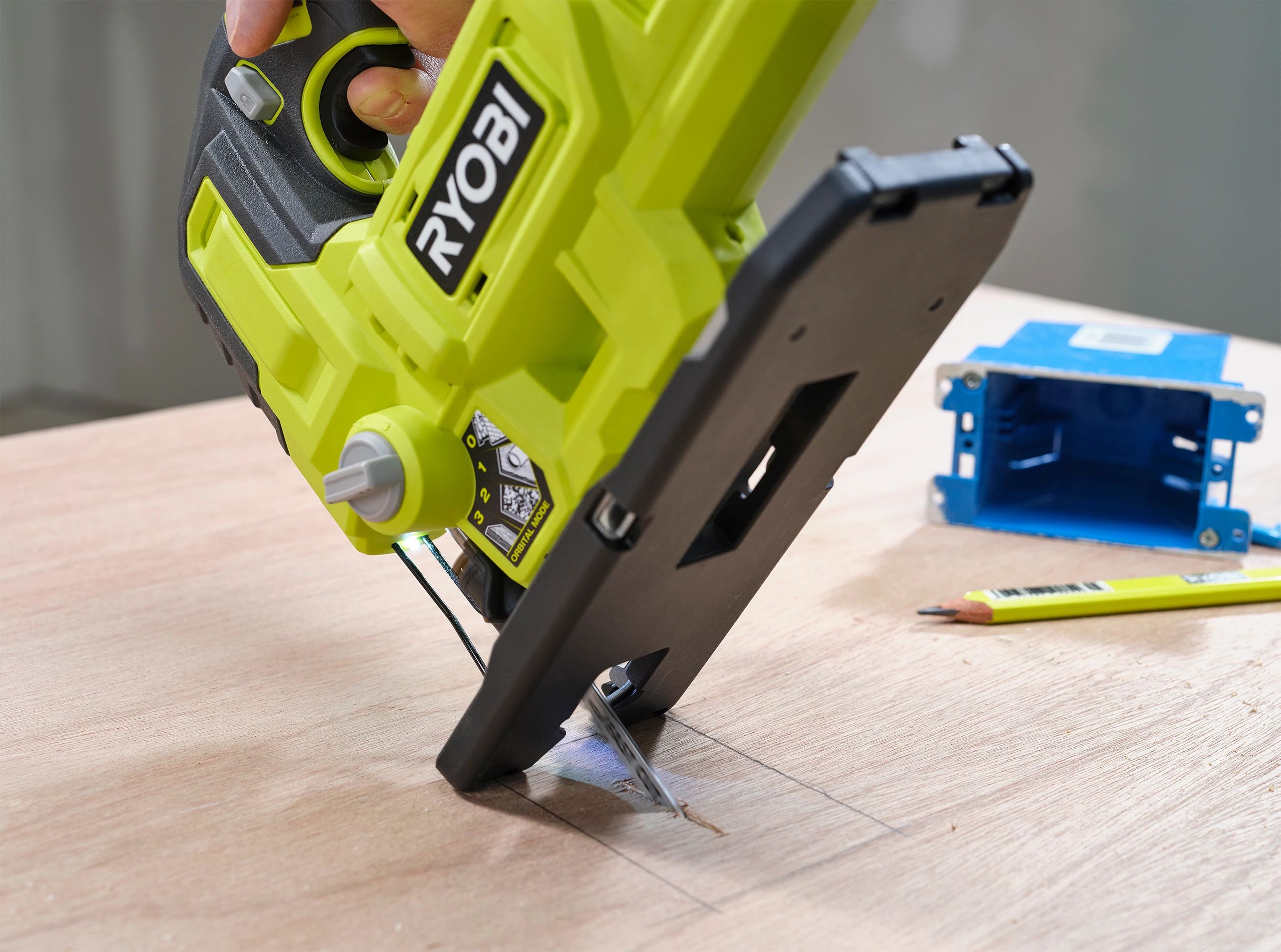 Product Features Image for 18V ONE+ JIG SAW (TOOL ONLY).