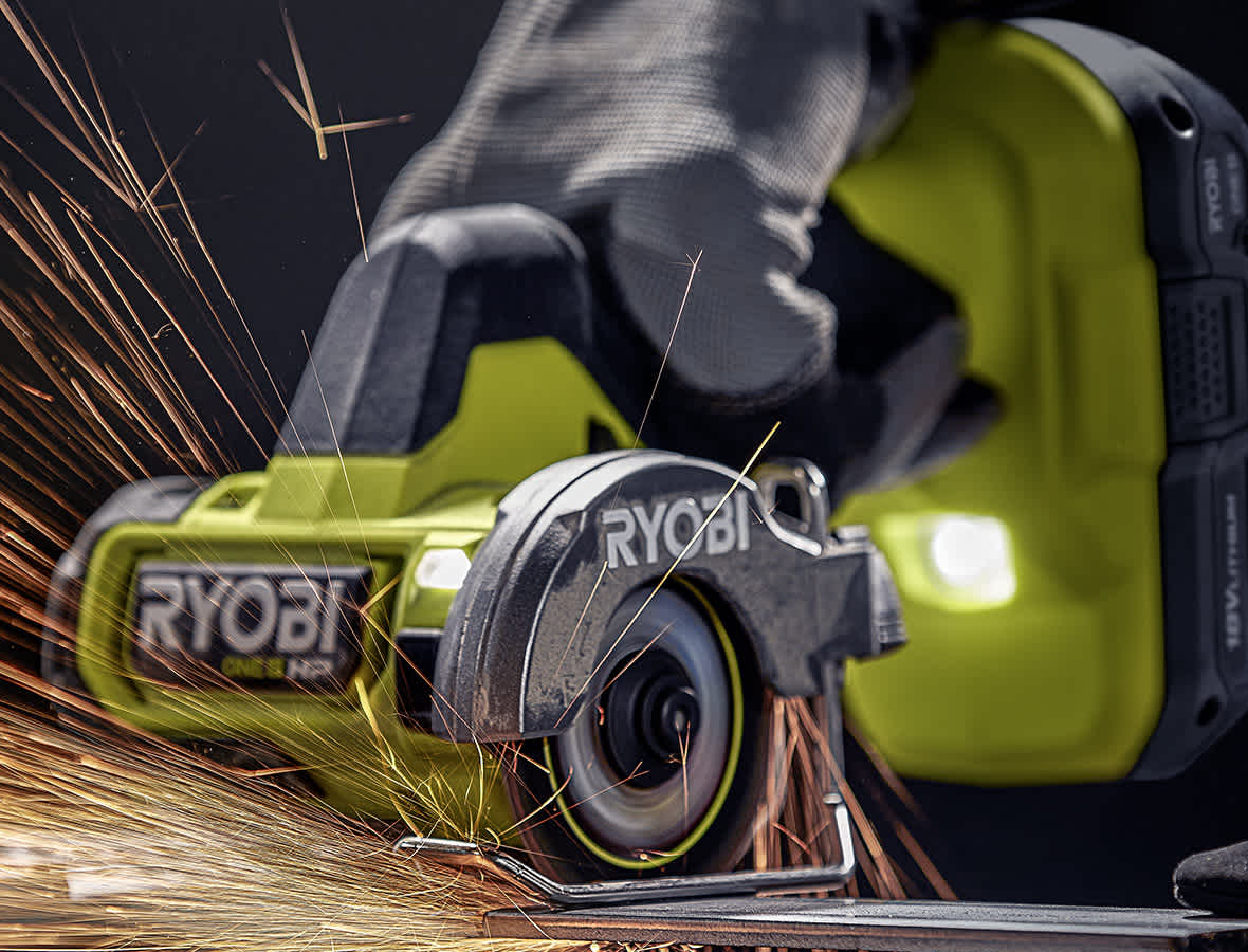Product Features Image for 18V ONE+ HP Compact Brushless Cut-Off Tool.
