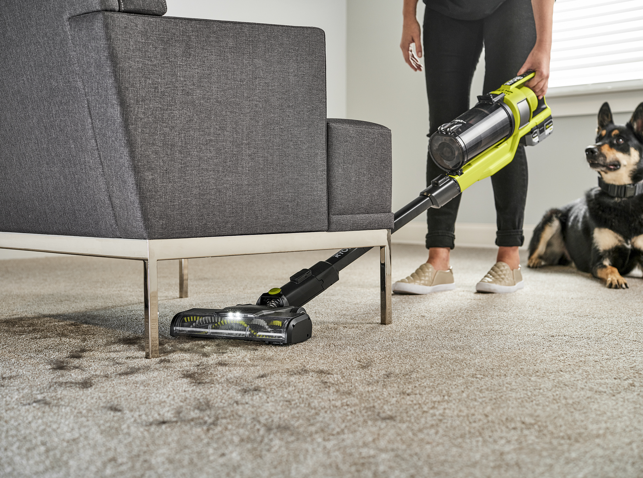 Product Features Image for 18V ONE+ HP CORDLESS PET STICK VAC KIT.