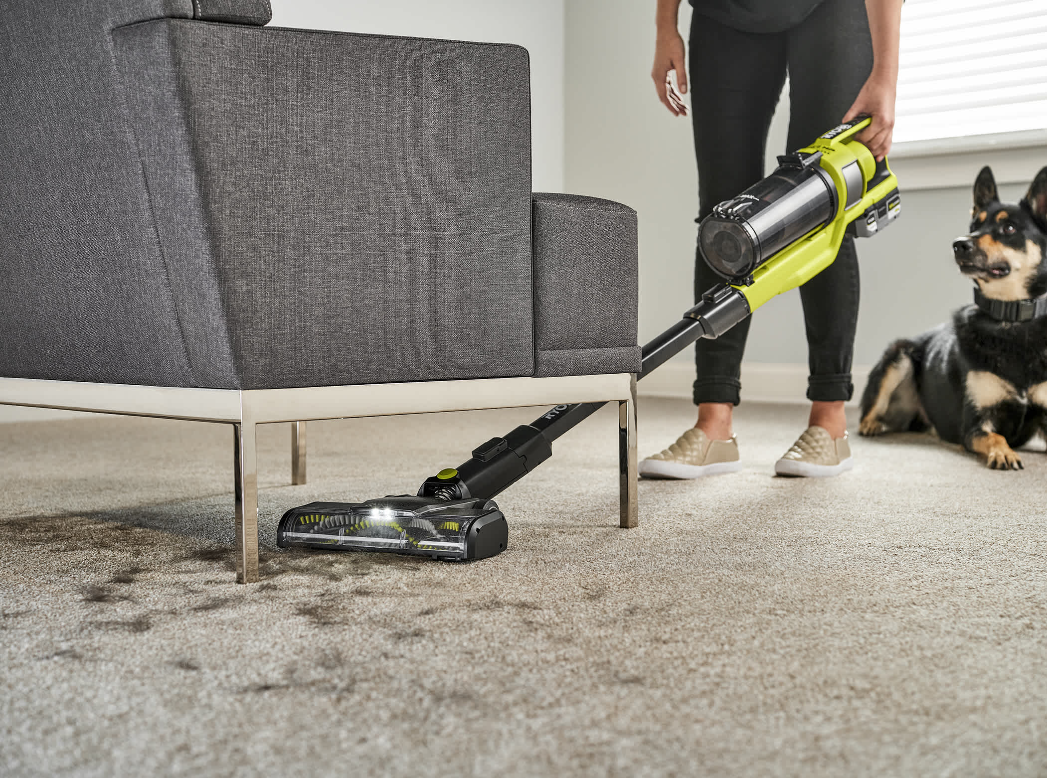 Product Features Image for 18V ONE+ HP CORDLESS PET STICK VAC KIT.