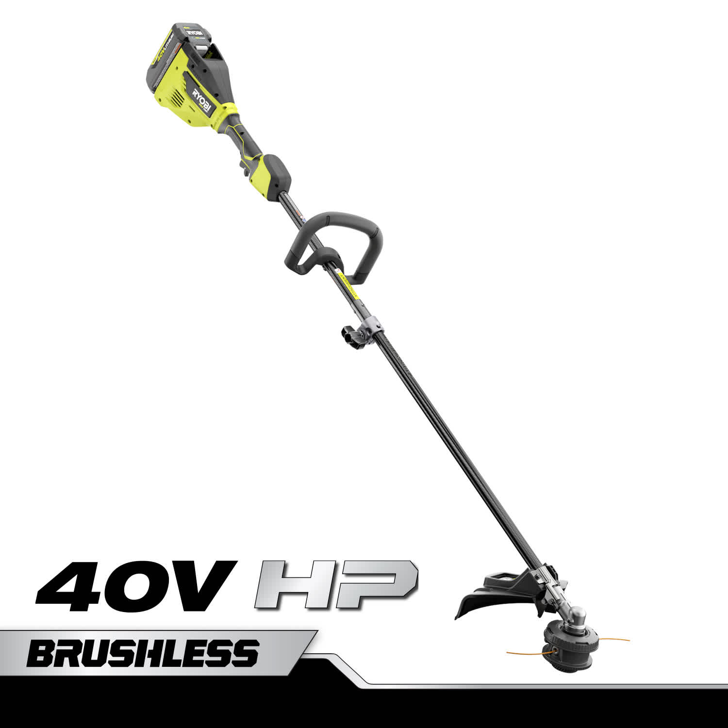 Feature Image for 40V HP Brushless Carbon Fiber Attachment Capable String Trimmer with 4.0 Ah Battery & Charger.