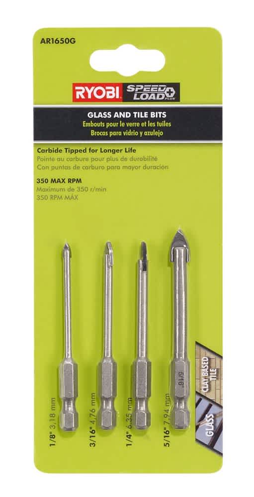 Feature Image for Hex Shank Glass/Tile Bit Set (4-Piece).