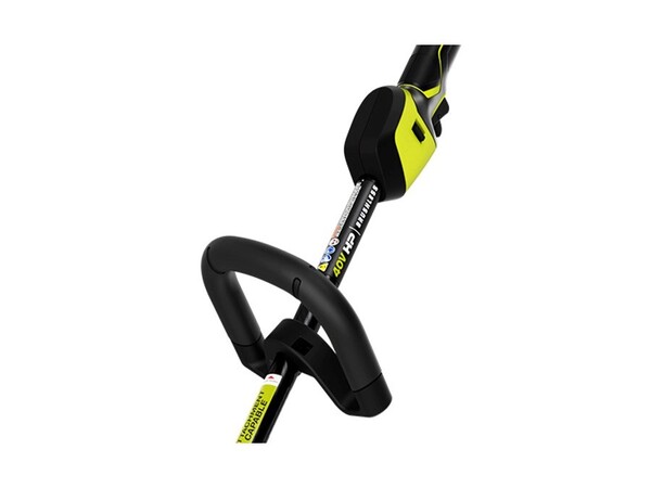 Product Features Image for 40V HP Brushless Carbon Fiber Attachment Capable String Trimmer with 4.0 Ah Battery & Charger.