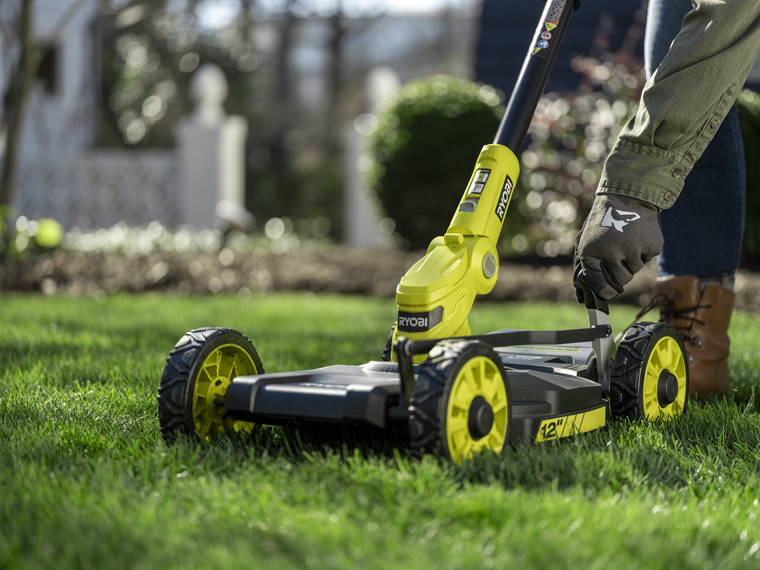 Ryobi deals grass mower