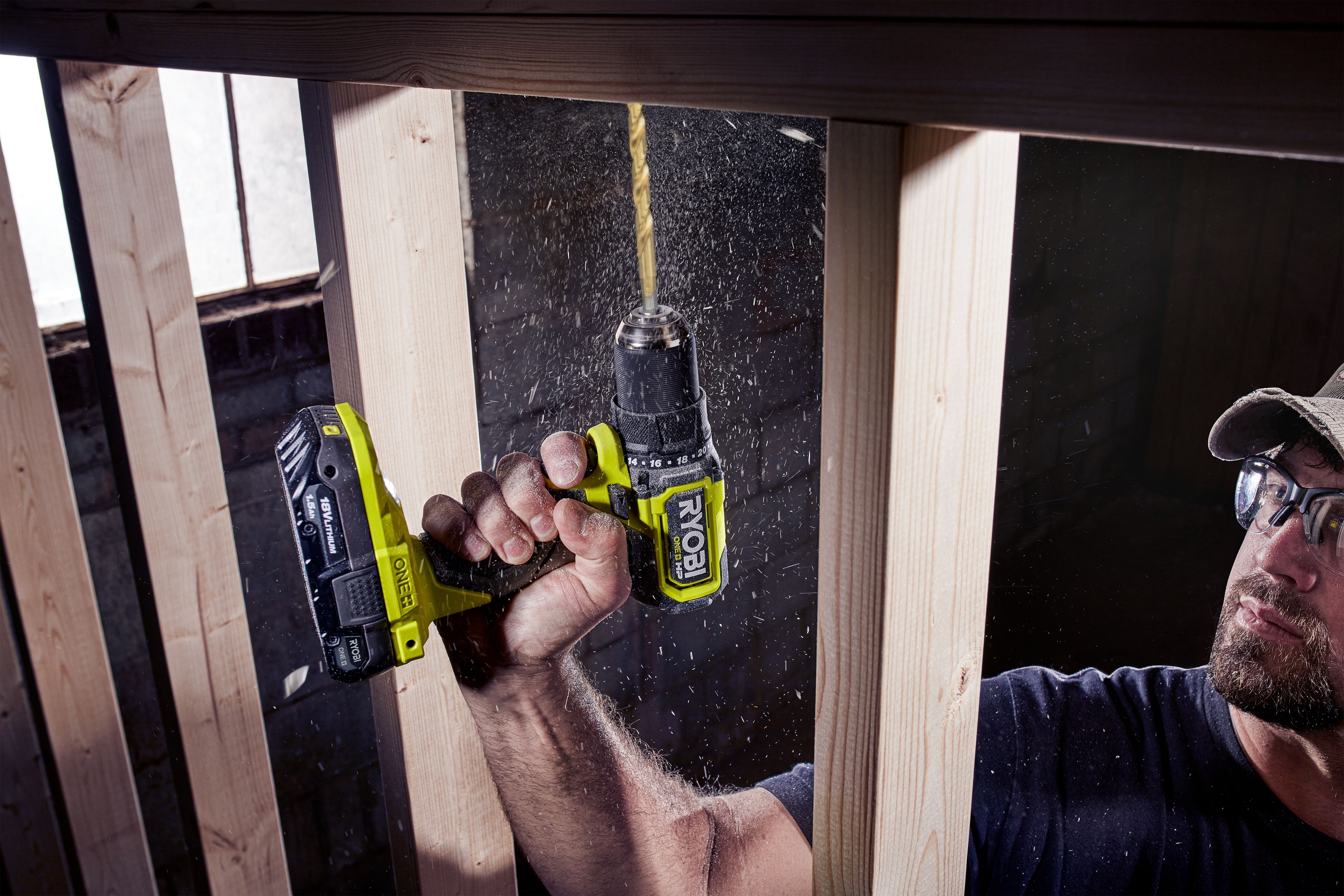 Product Features Image for 18V COMPACT BRUSHLESS 4-TOOL COMBO KIT.