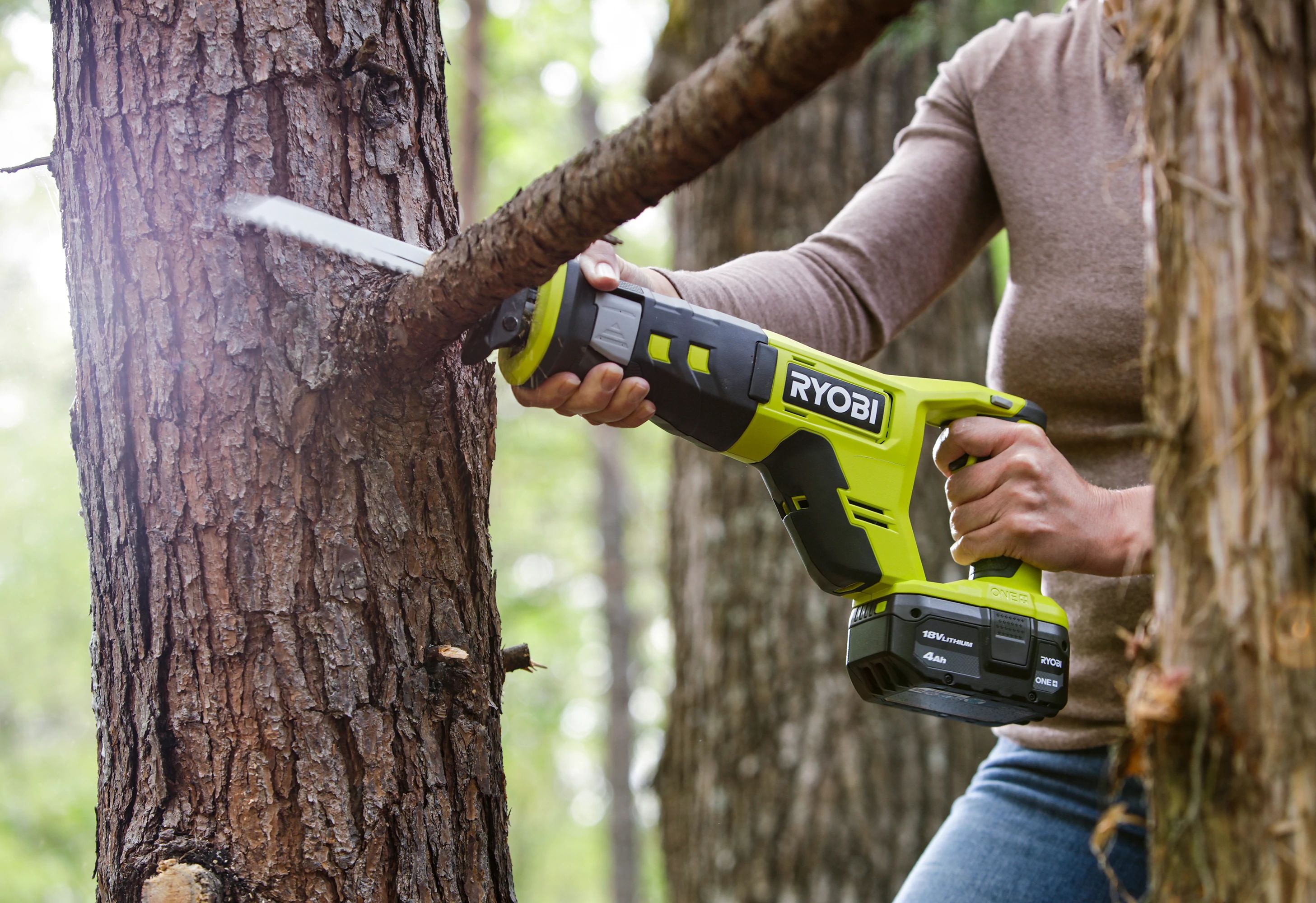 Product Features Image for 18V ONE+ CORDLESS 5-TOOL KIT WITH MITRE SAW.