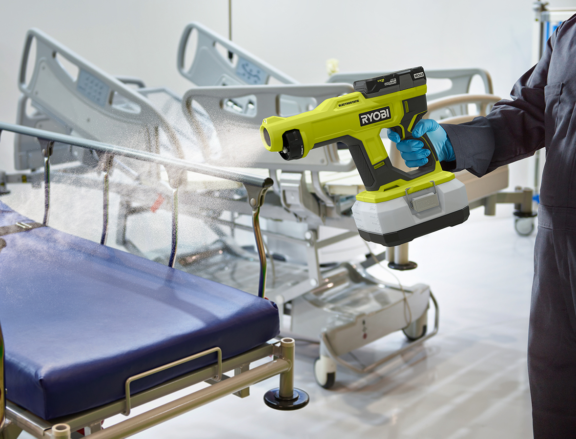 Product Features Image for 18V ONE+ CORDLESS HANDHELD ELECTROSTATIC (TOOL ONLY).