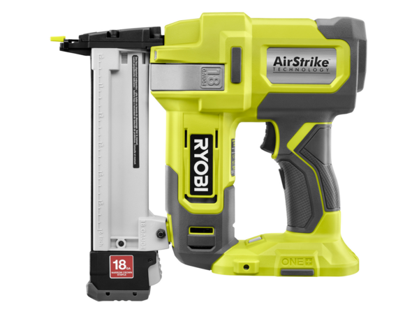 Product Features Image for 18V ONE+™ AIRSTRIKE™ 18GA NARROW CROWN STAPLER.