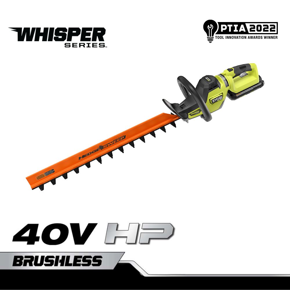 Ryobi hedge trimmer 40v best sale tool only