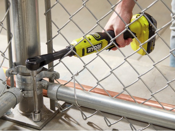 Product Features Image for 18V ONE+ HP BRUSHLESS 3/8" EXTENDED REACH RATCHET KIT (BATTERY AND CHARGER).