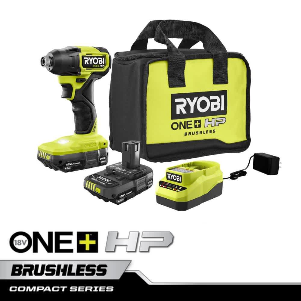 18V ONE+ HP COMPACT BRUSHLESS 1/4" HEX IMPACT DRIVER KIT