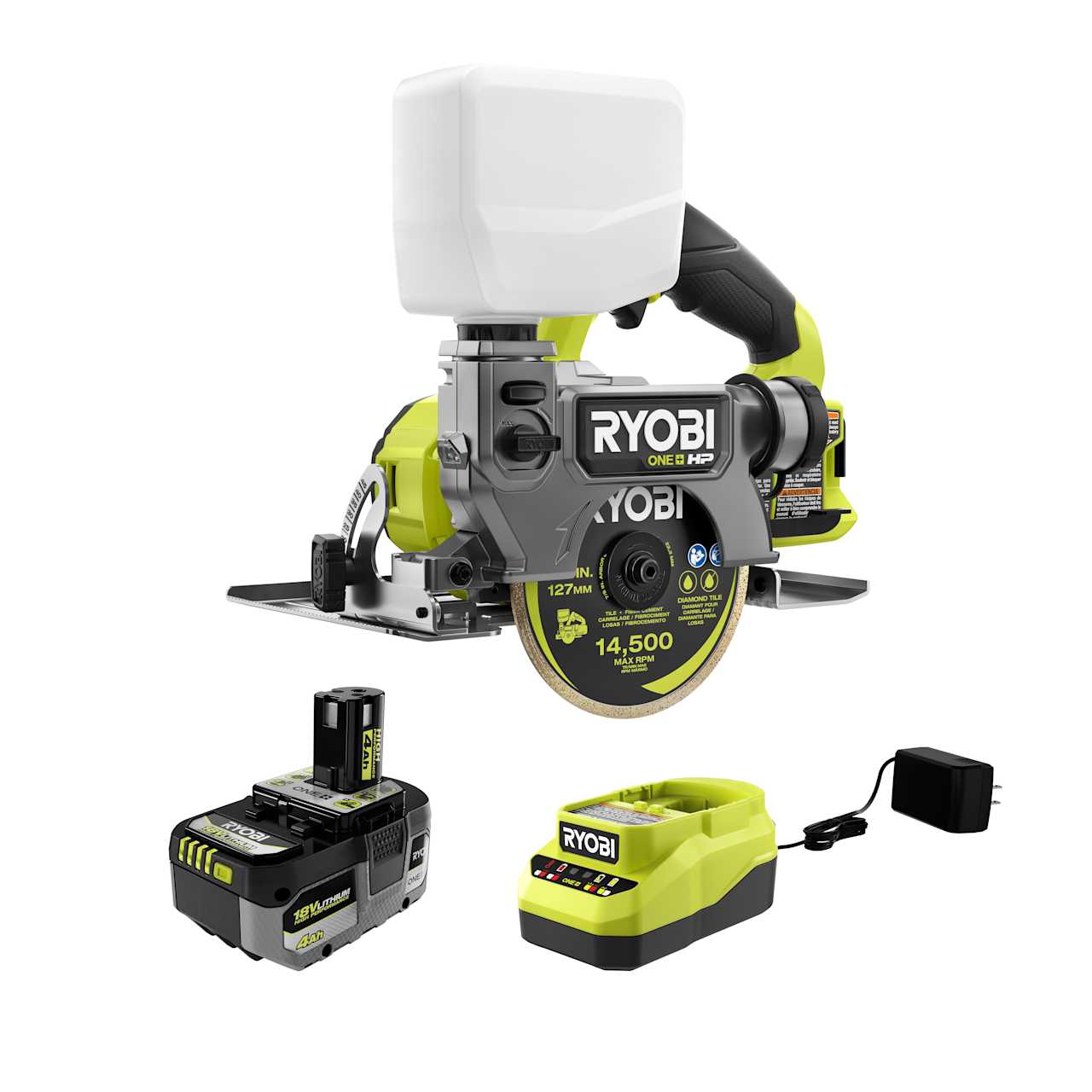 18V ONE+ HP BRUSHLESS 5" HANDHELD TILE/MASONRY SAW KIT