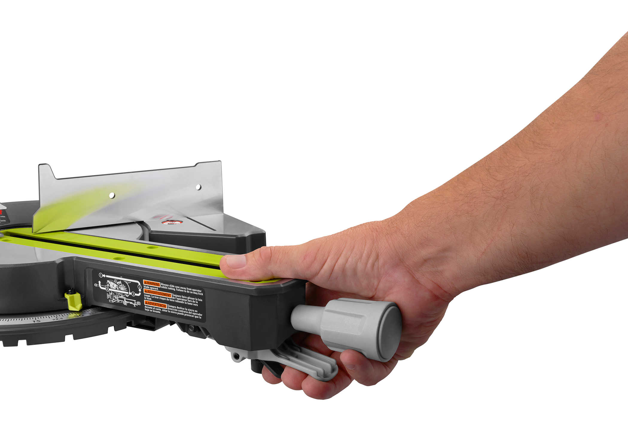 Product Features Image for 18V ONE+ 7-14 SLIDING COMPOUND MITER SAW.