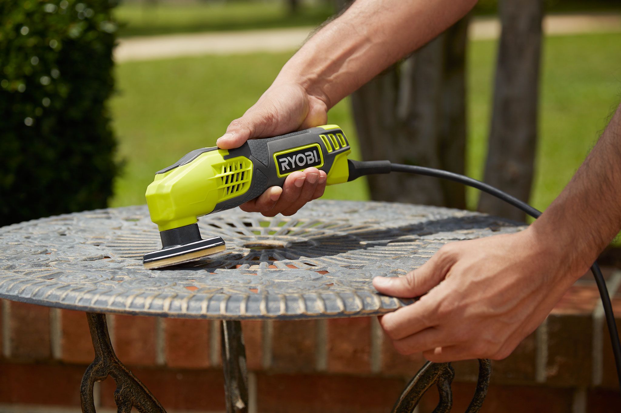 Ryobi corded sander hot sale