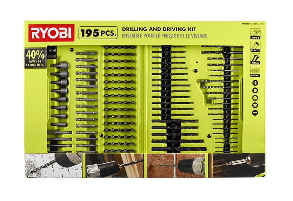 Feature Image for Drill and Driver Bit Set (195-Piece).