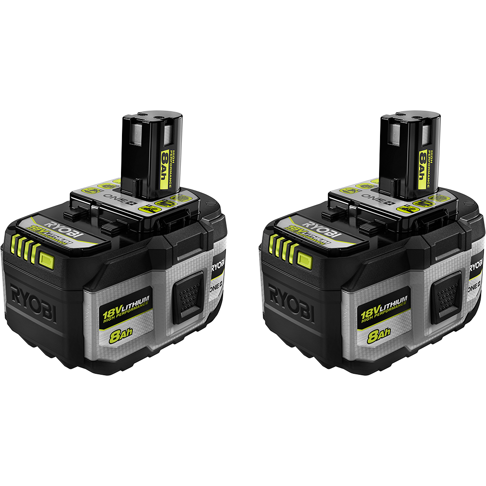 18V ONE+ 8.0 Ah Lithium-Ion HIGH PERFORMANCE Battery (2-Pack)