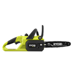 Product Includes Image for 18V ONE+ HP 10" Brushless Chainsaw with 4Ah Battery and Charger.