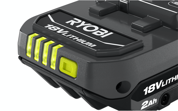 Product Features Image for 18V ONE+ 2.0Ah Lithium-Ion Battery.