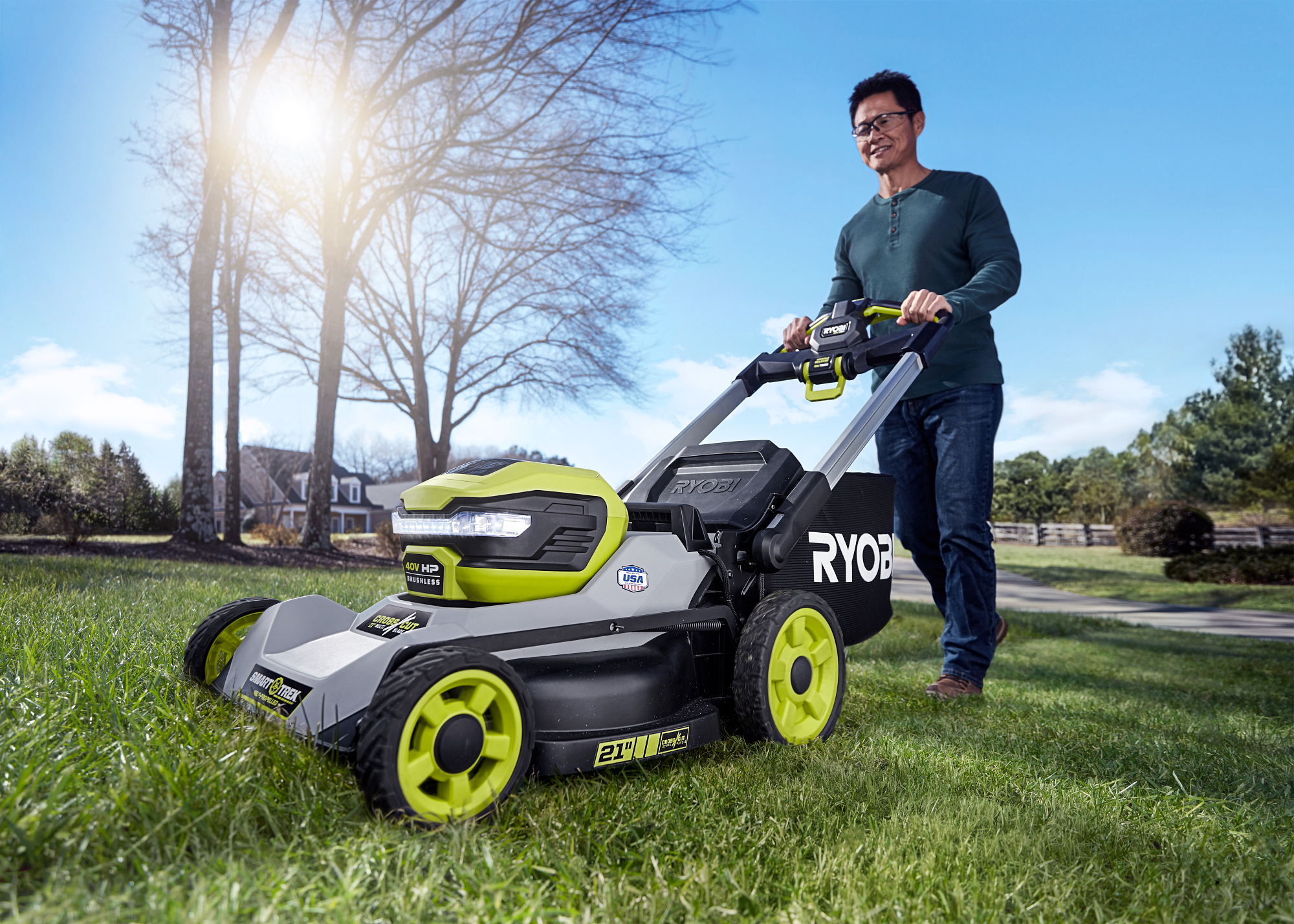 Image of Ryobi 21-Inch Push Lawn Mower