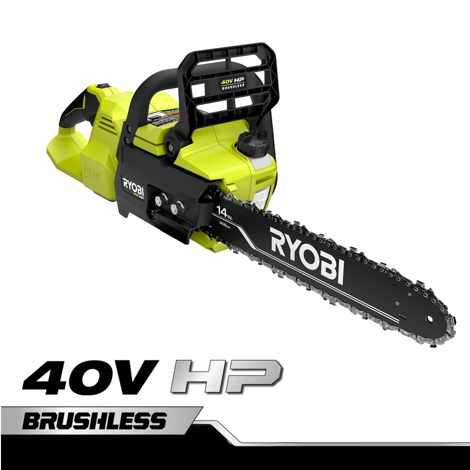 Feature Image for 40V HP BRUSHLESS 14" CHAINSAW.